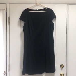 Beautiful Tahari black Swiss dot dress